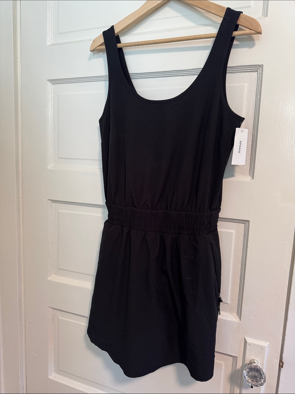 SPANX Black Tank-Style One-Piece Bodysuit Dress